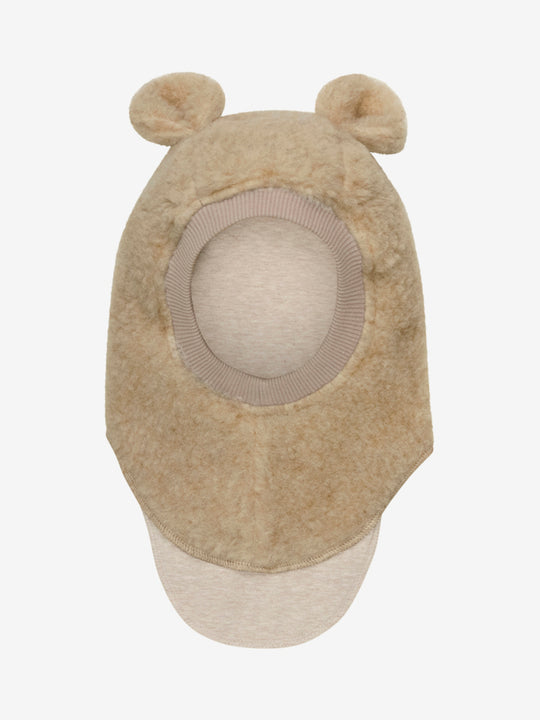 HUTTELiHUT Balaclava Ears Wool Teddy - Cobblestone