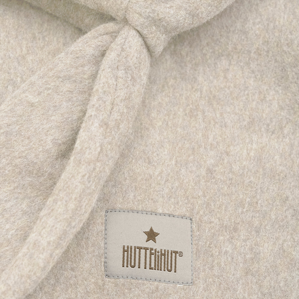 HUTTELiHUT Balaclava Ears Cotton Fleece - Camel Melange