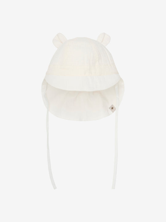 HUTTELiHUT Summer Hat Ears Muslin - Antique White