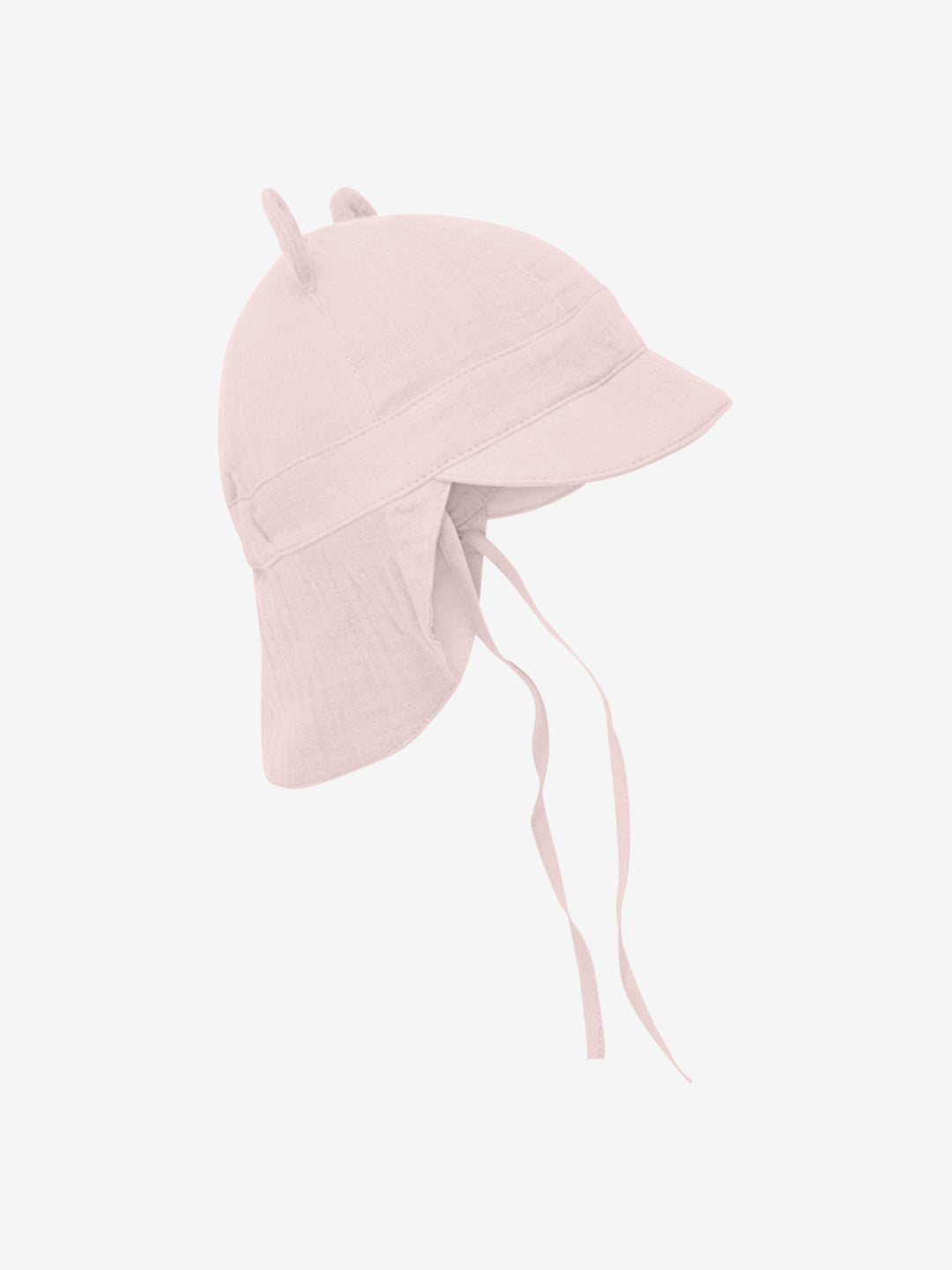 HUTTELiHUT Summer Hat Ears Muslin - Cloud Gray