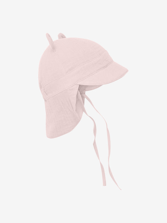 HUTTELiHUT Summer Hat Ears Muslin - Cloud Gray