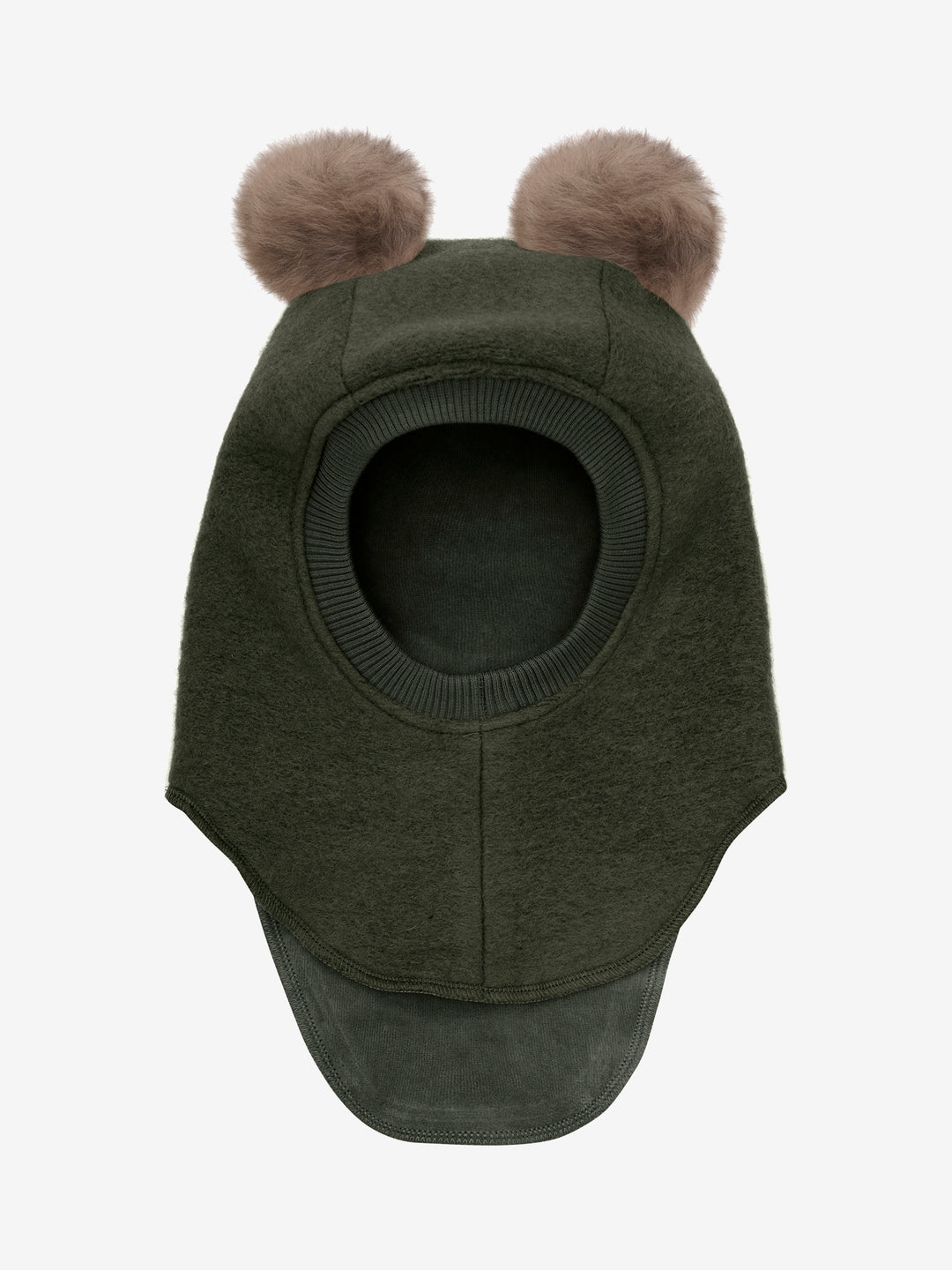 HUTTEliHUT | Balaclava Wool Alpaca Pompoms - Beetle