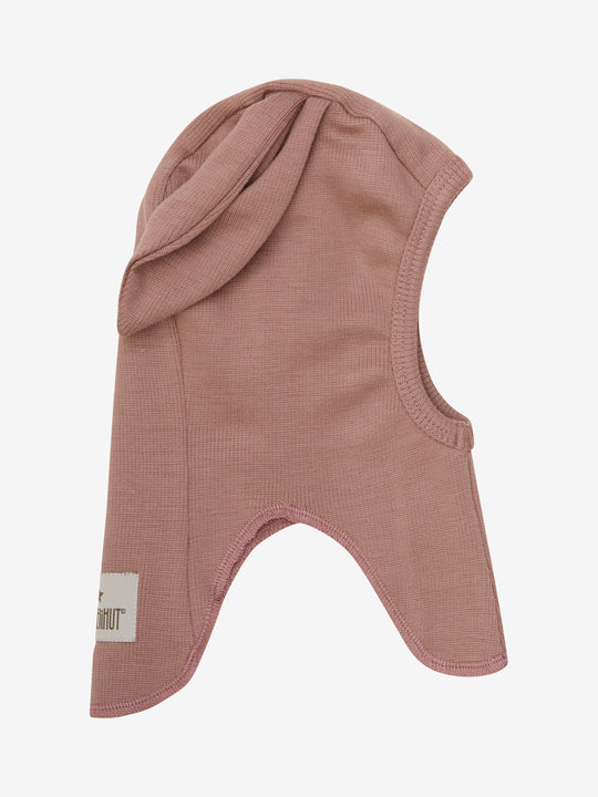 HUTTEliHUT | Balaclava Ears Wool Rib - Burlwood
