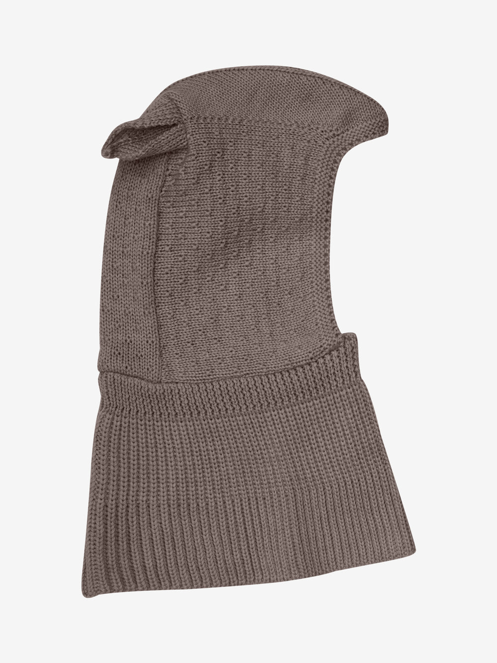 HUTTEliHUT | Balaclava Ears Wool Knit - Brown Melange