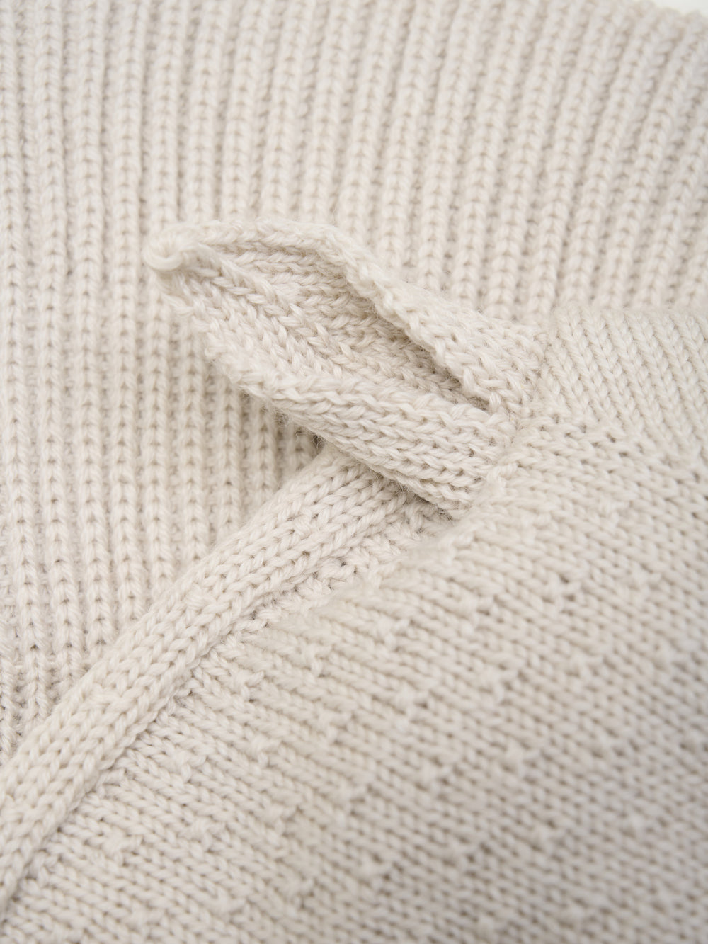HUTTEliHUT | Balaclava Ears Wool Knit - Sand Melange