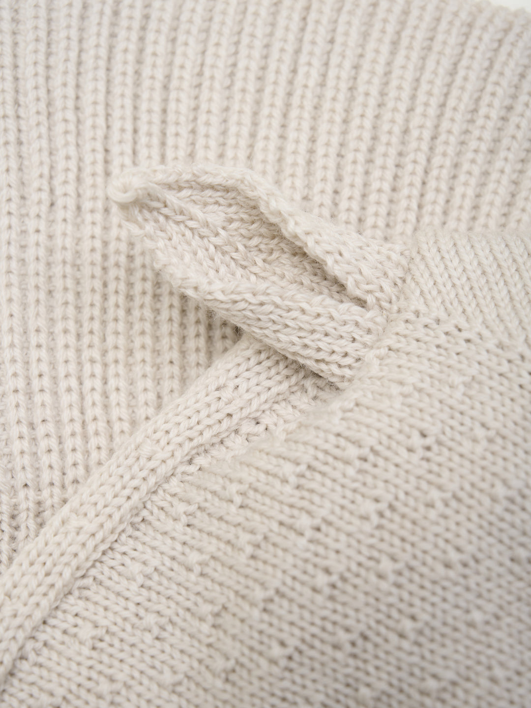 HUTTEliHUT | Balaclava Ears Wool Knit - Sand Melange
