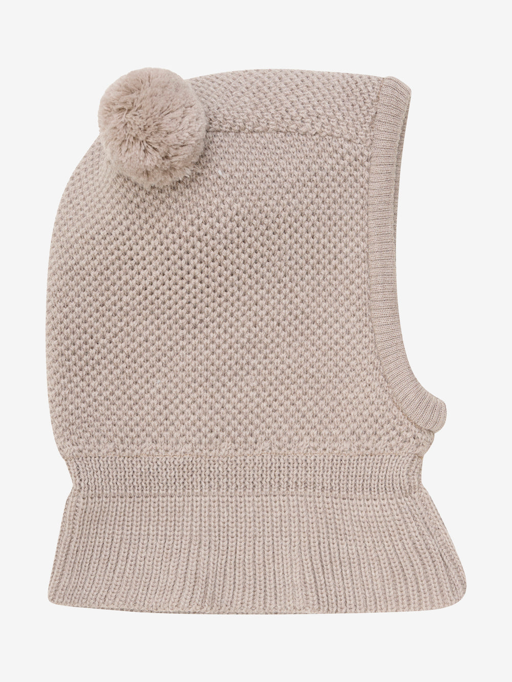 HUTTEliHUT | Balaclava Windstop Pompoms - Camel Melange