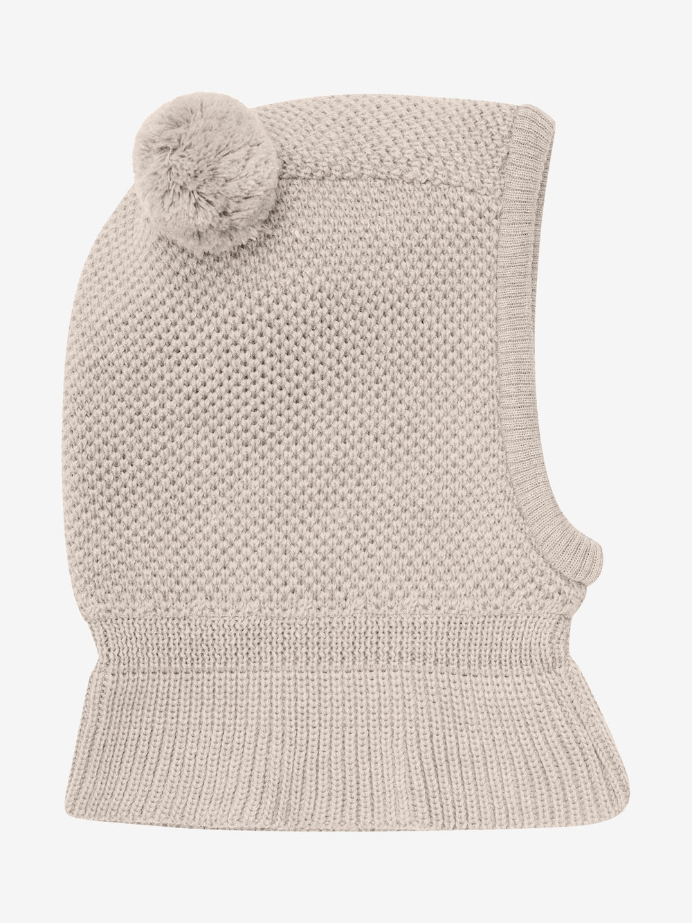 HUTTEliHUT | Balaclava Windstop Pompoms - Sand Melange