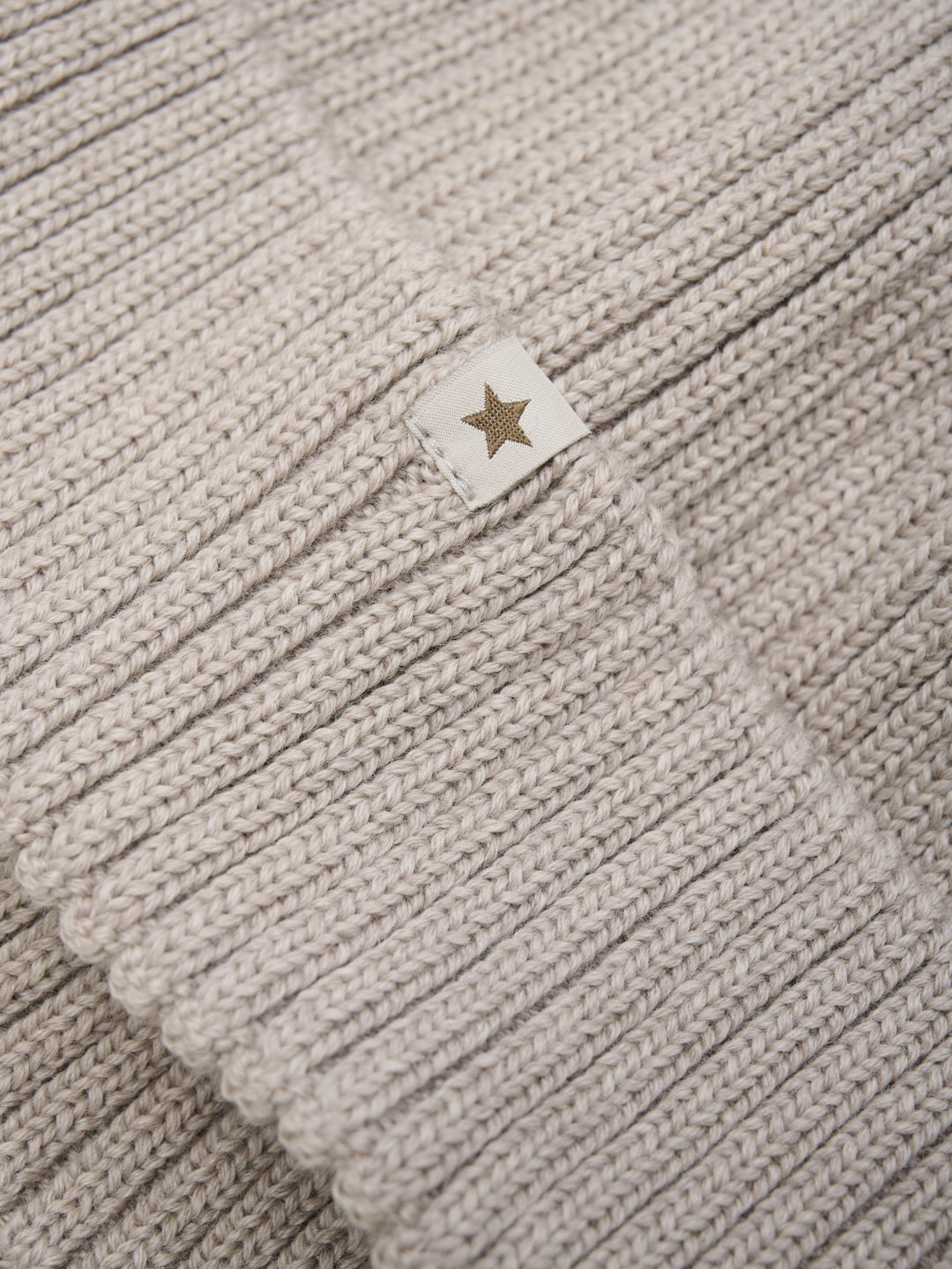 HUTTEliHUT | Beanie Wool Knit - Camel Melange - Torgunns Barneklær AS