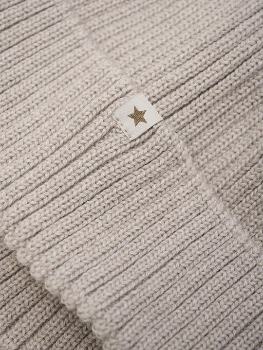 HUTTEliHUT | Beanie Wool Knit - Camel Melange - Torgunns Barneklær AS