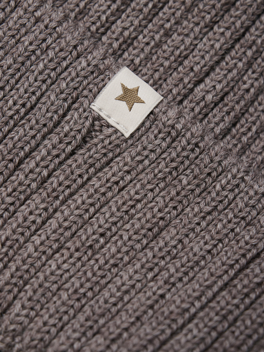 HUTTEliHUT - Beanie Wool Knit - Brown Melange