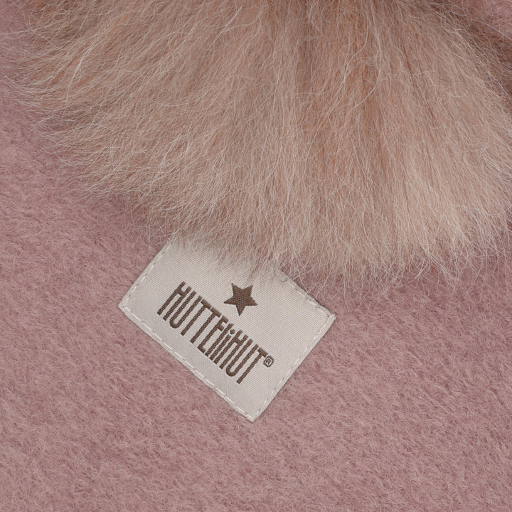 HUTTEliHUT | Balaclava Wool Alpaca Pompoms - Deauville Mauve