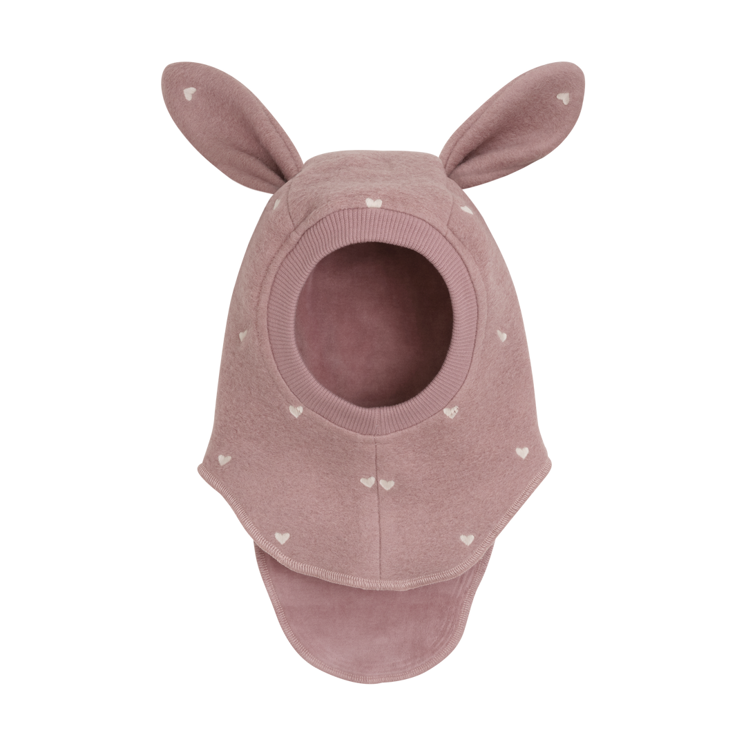 HUTTEliHUT | Balaclava Ears Emb. Wool - Deauville Mauve