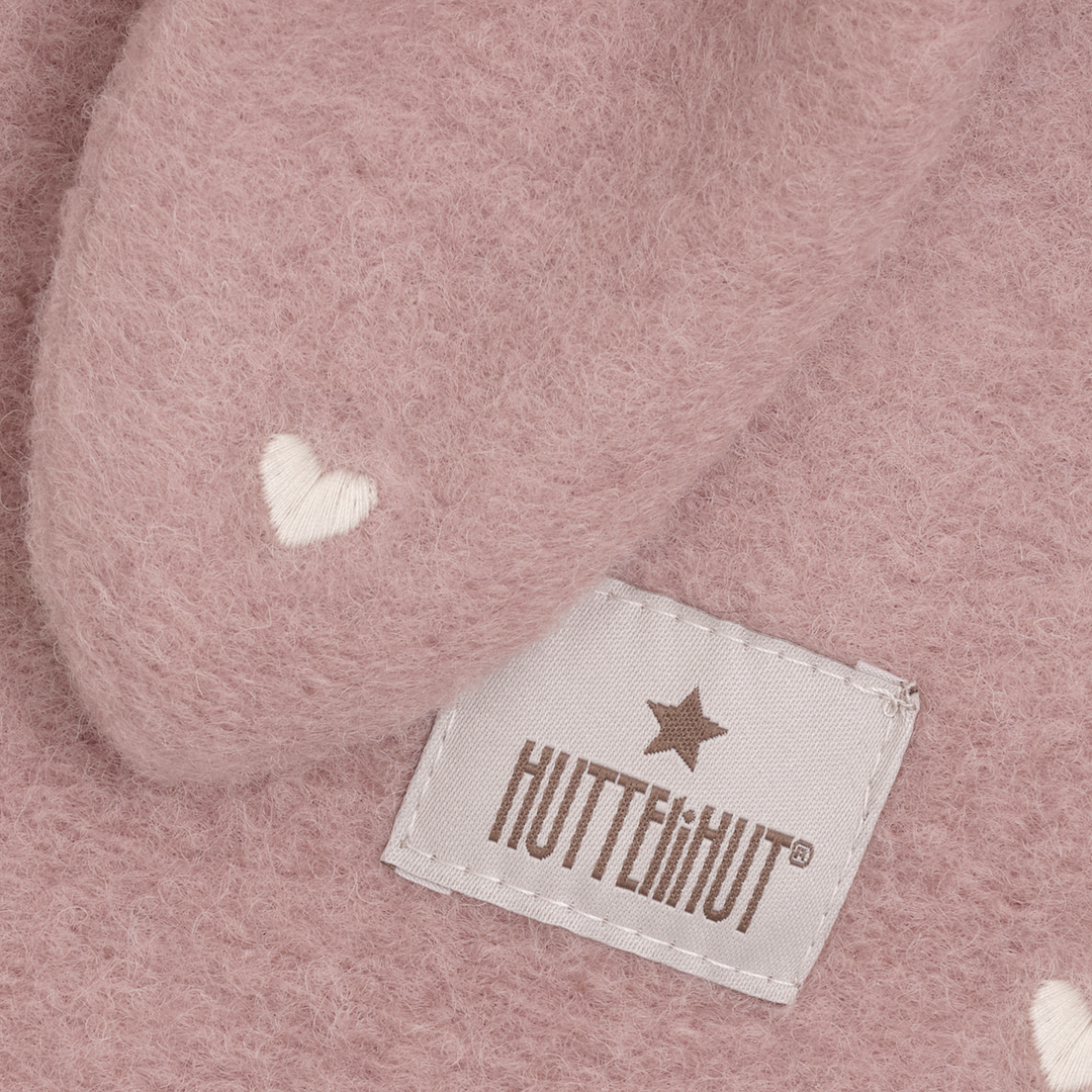 HUTTEliHUT | Balaclava Ears Emb. Wool - Deauville Mauve
