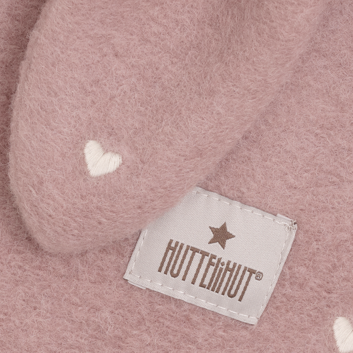 HUTTEliHUT | Balaclava Ears Emb. Wool - Deauville Mauve