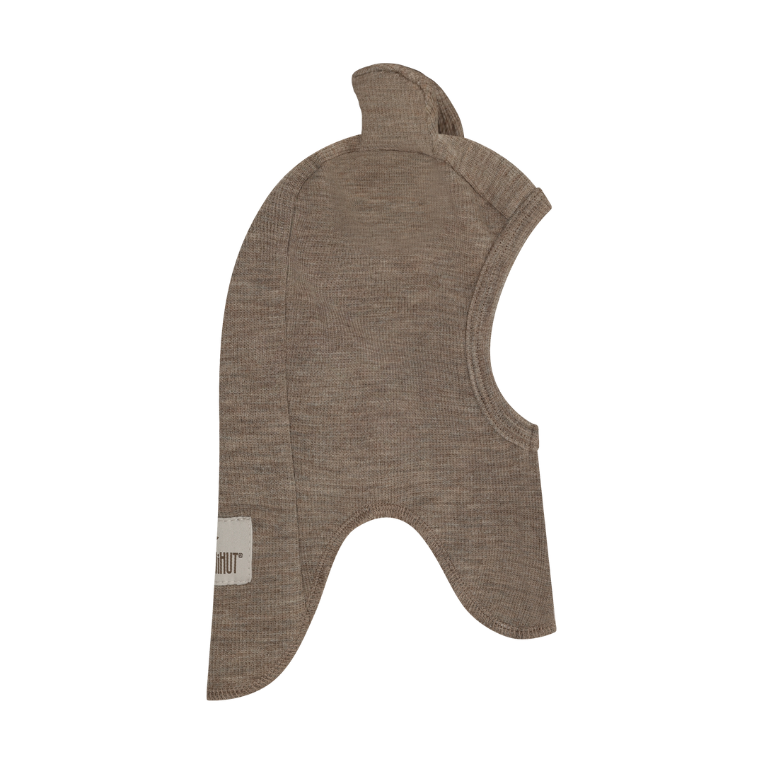 HUTTEliHUT | Balaclava Ears Wool Rib - Savannah Melange