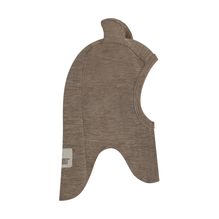 HUTTEliHUT | Balaclava Ears Wool Rib - Savannah Melange