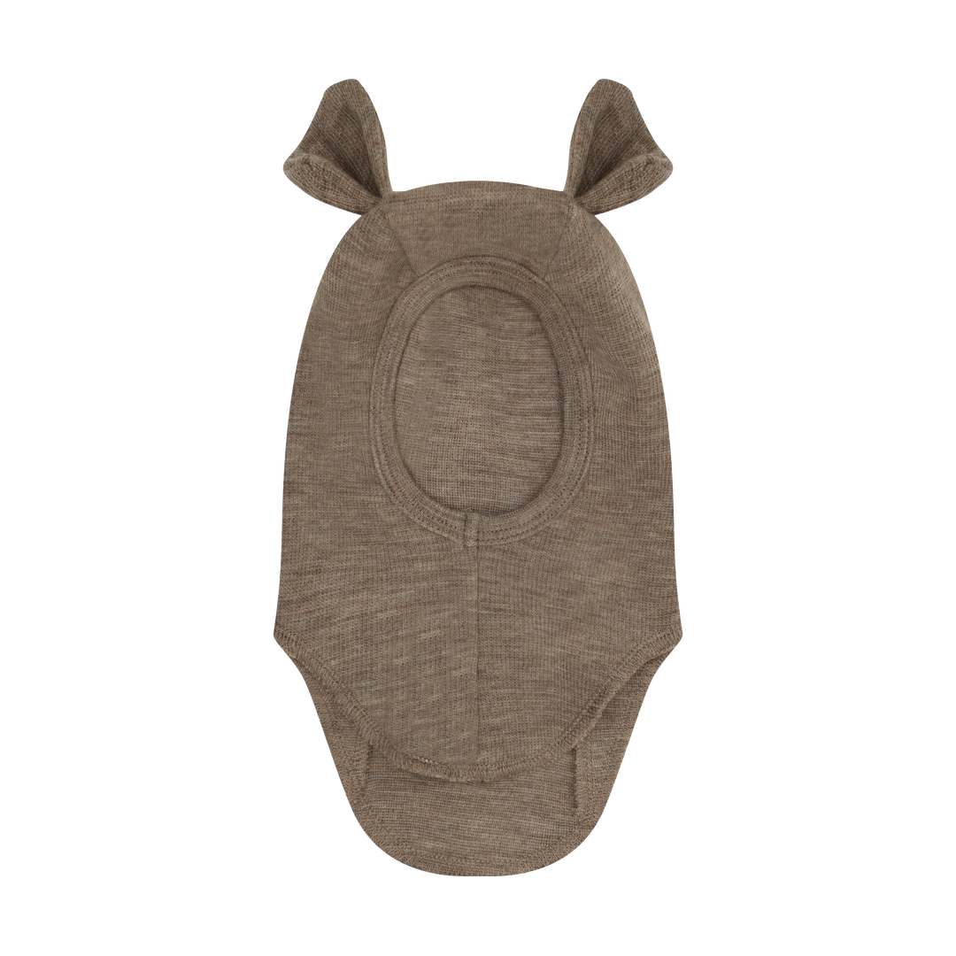 HUTTEliHUT | Balaclava Ears Wool Rib - Savannah Melange