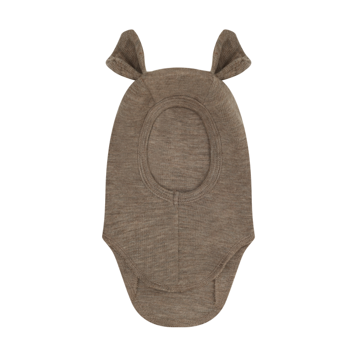 HUTTEliHUT | Balaclava Ears Wool Rib - Savannah Melange