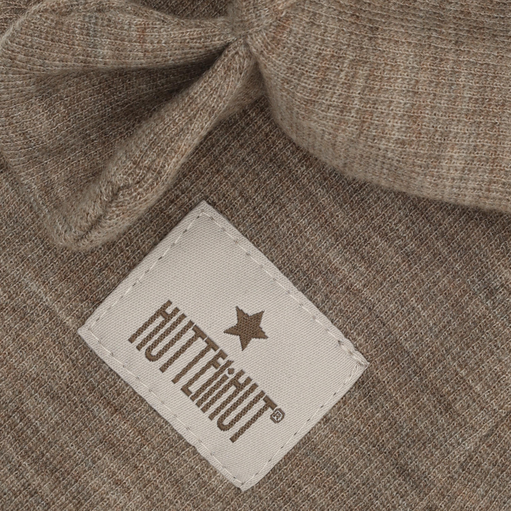 HUTTEliHUT | Balaclava Ears Wool Rib - Savannah Melange