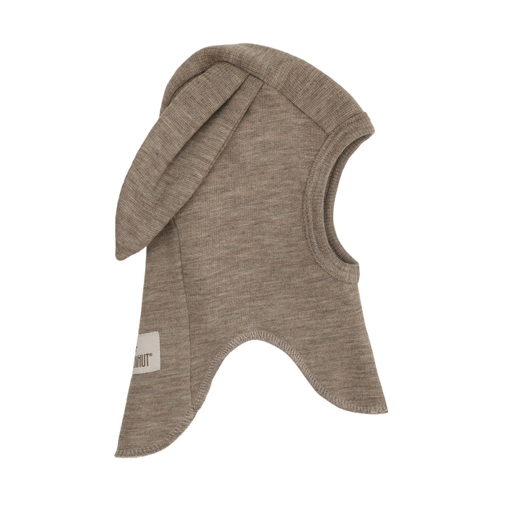HUTTEliHUT | Balaclava Bunny Ears Wool Rib - Savannah Melange