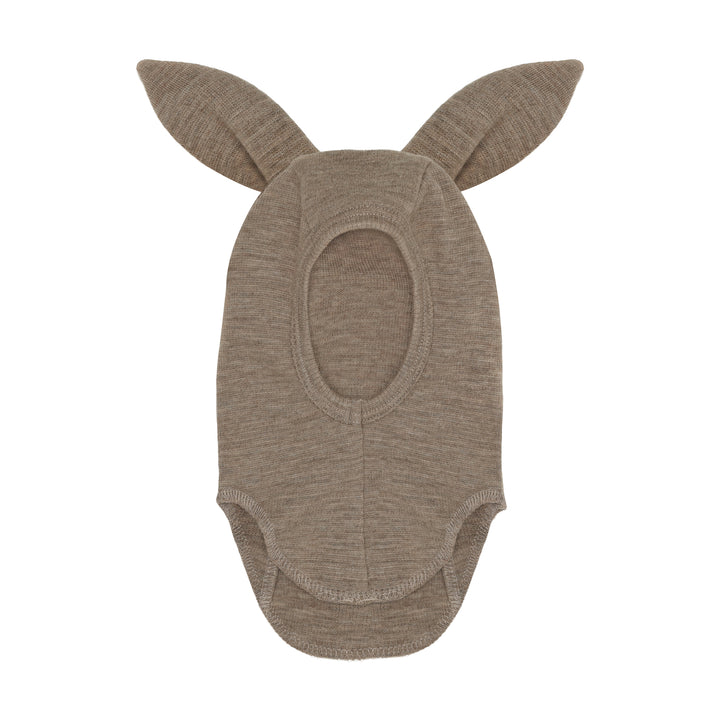 HUTTEliHUT | Balaclava Bunny Ears Wool Rib - Savannah Melange
