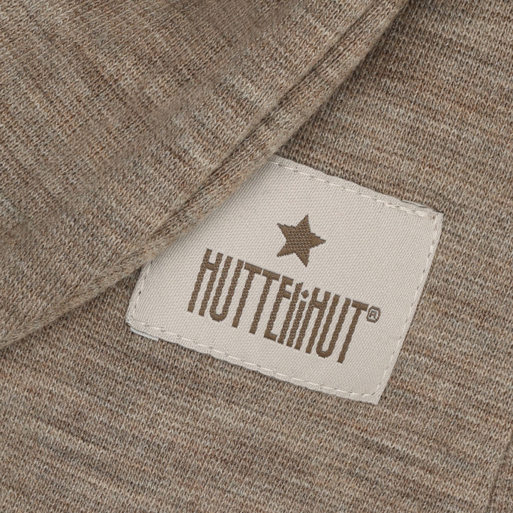 HUTTEliHUT | Balaclava Bunny Ears Wool Rib - Savannah Melange