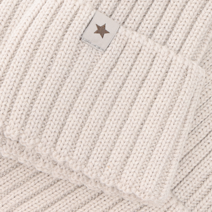 HUTTEliHUT | Beanie Wool Knit - Sand Melange