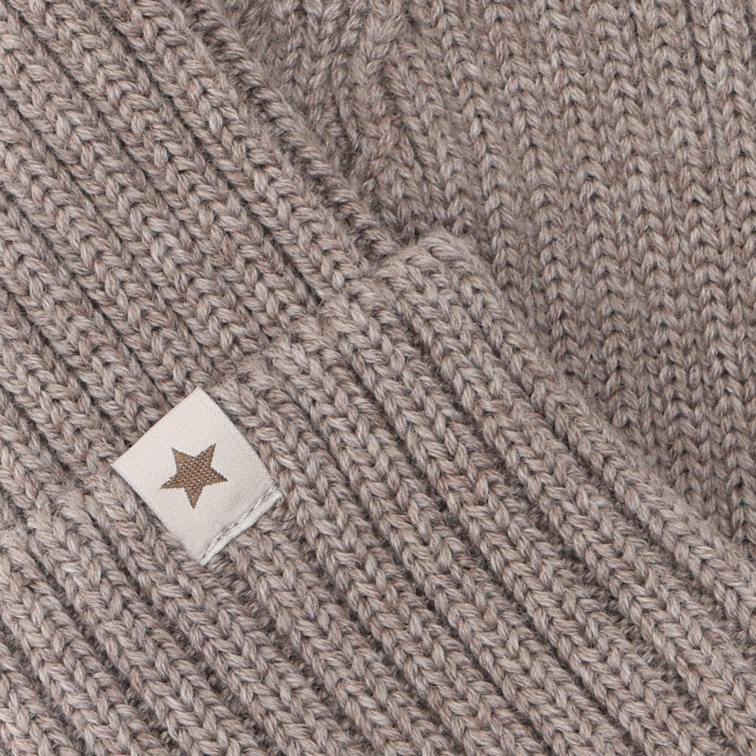 HUTTEliHUT | Beanie Wool Knit - Cinder Melange