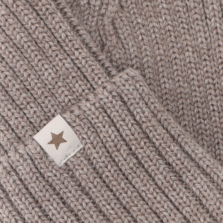 HUTTEliHUT | Beanie Wool Knit - Cinder Melange