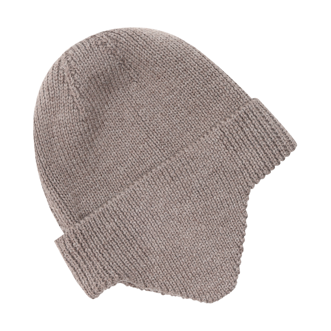 HUTTEliHUT | Hat Wool Knit Windstop - Cinder Melange
