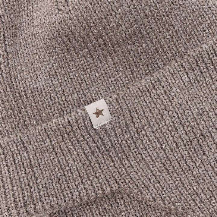 HUTTEliHUT | Hat Wool Knit Windstop - Cinder Melange