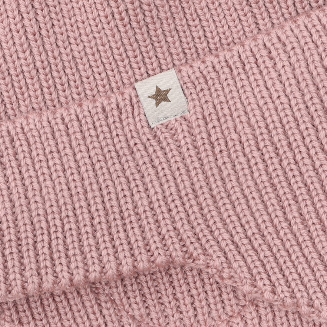 HUTTEliHUT | Hat Wool Knit Windstop - Woodrose