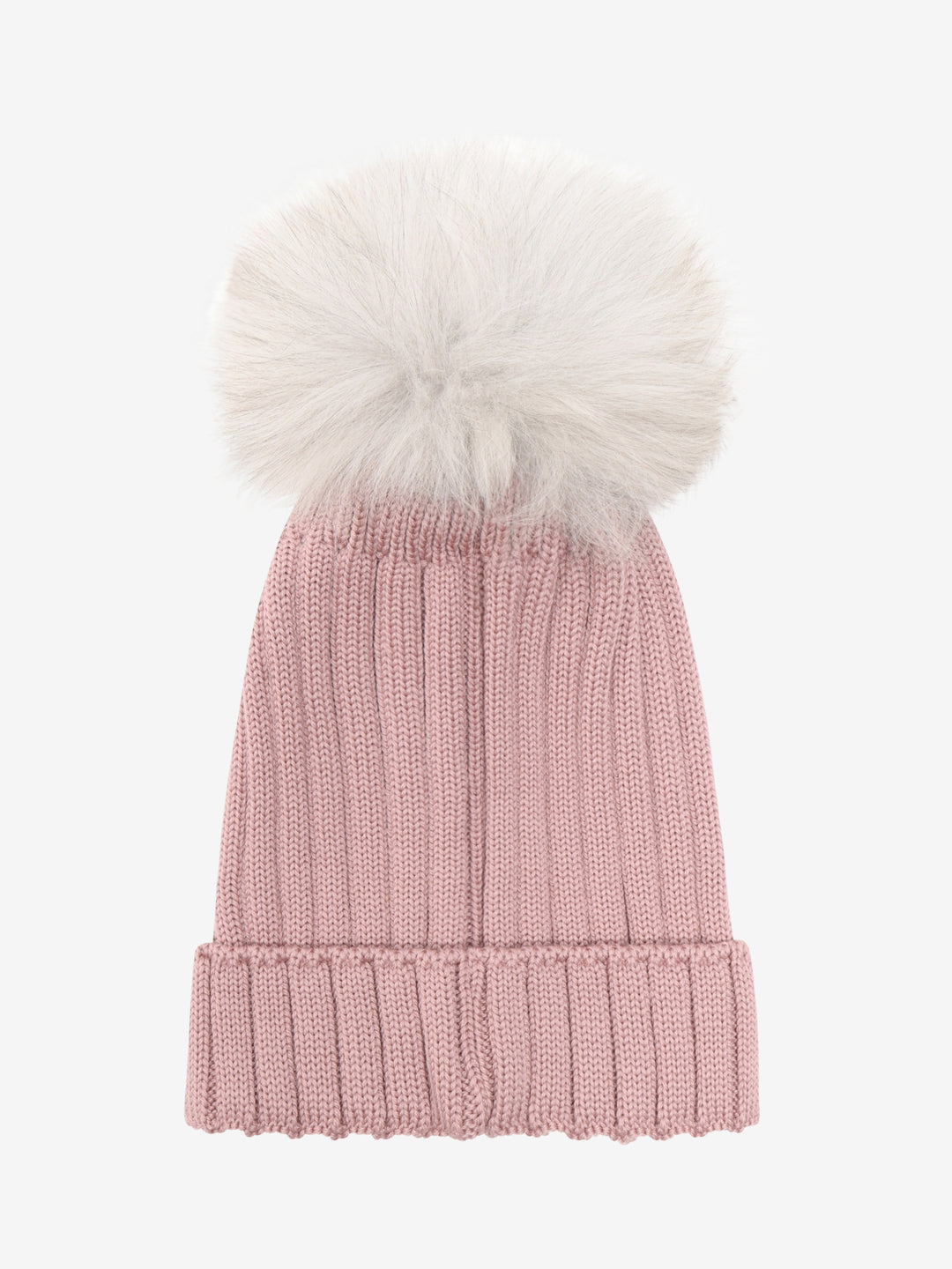 HUTTEliHUT | Hat Knit Alpaca Pompom - Woodrose