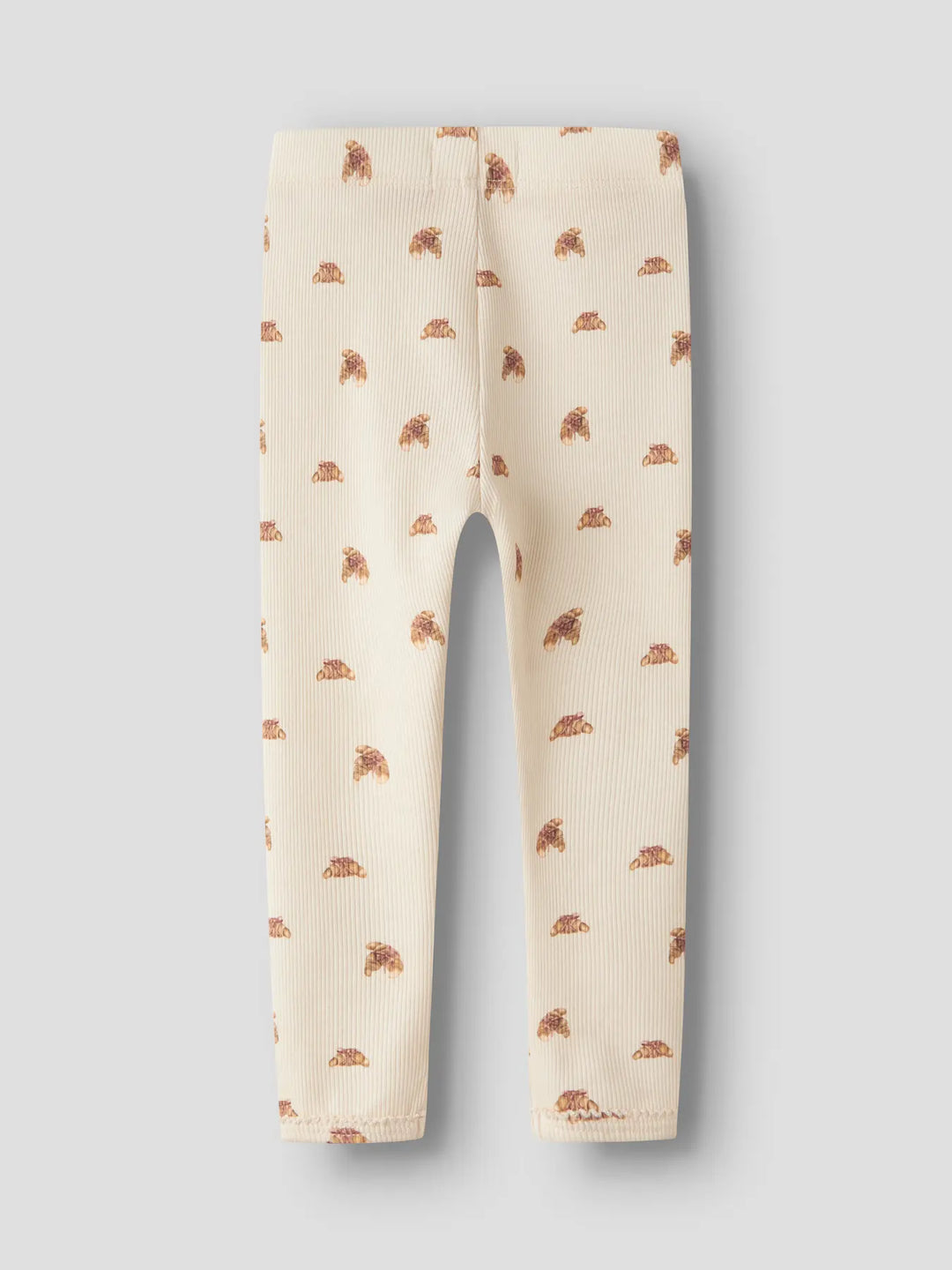 Lil' Atelier Mini LAVO EKI SLIM LEGGING - Turtledove | Croissant - Torgunns Barneklær AS