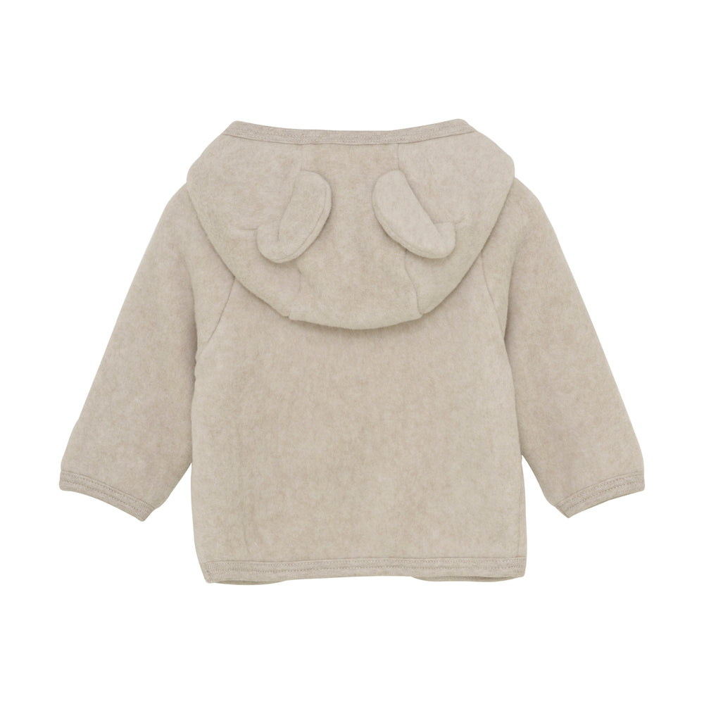 HUTTELiHUT Jacket Ears Cotton Fleece - Camel Melange