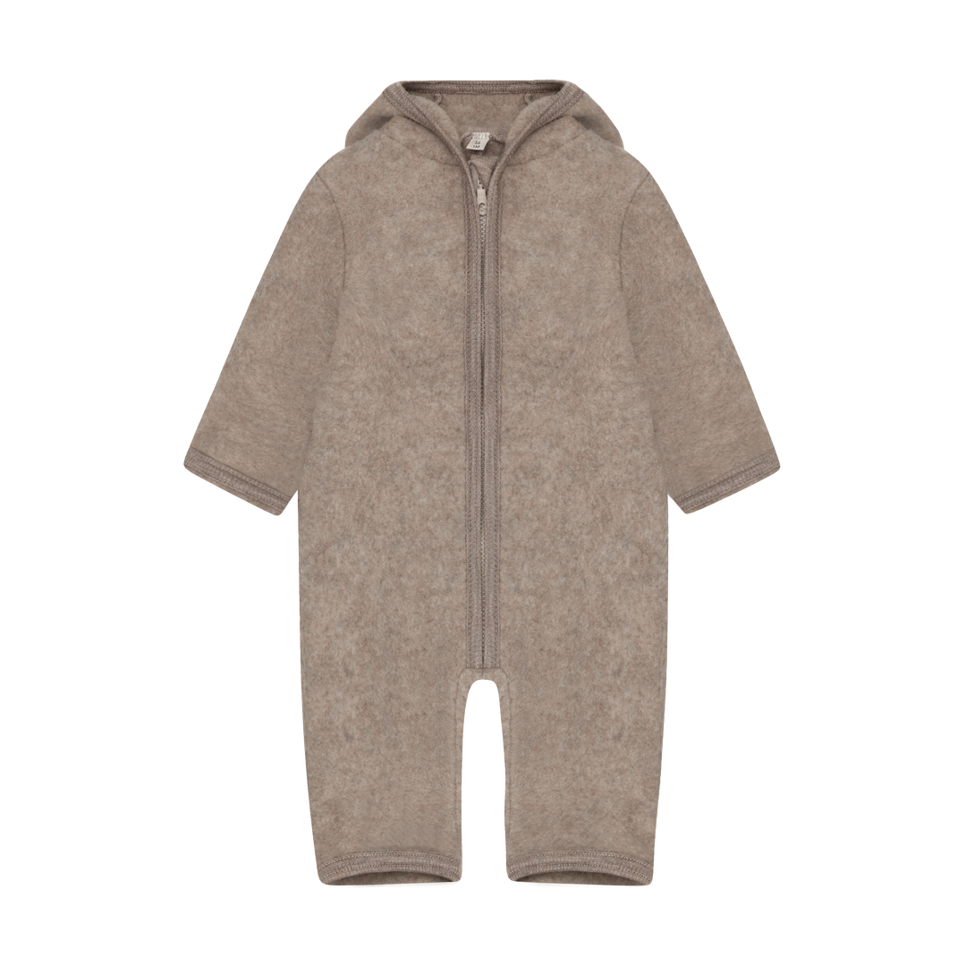 HUTTEliHUT | Ullfleece Dress med ører - Savannah Melange