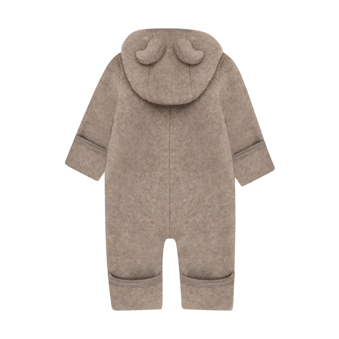 HUTTEliHUT | Ullfleece Dress med ører - Savannah Melange