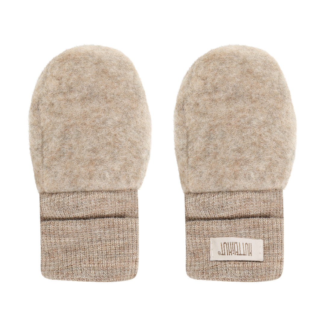 HUTTEliHUT | Ullfleece Votter - Savannah Melange
