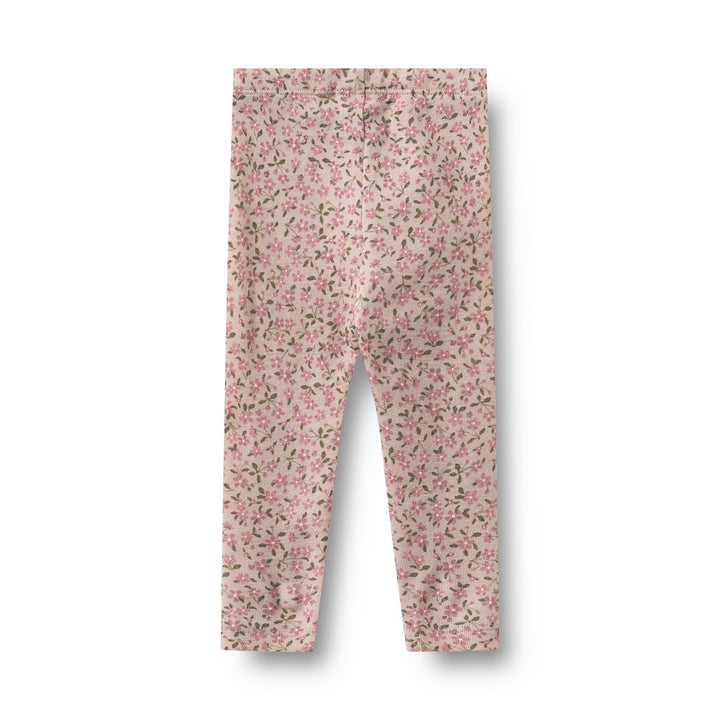 Wheat | Ull Leggings Agi - Pale Lilac Flowers
