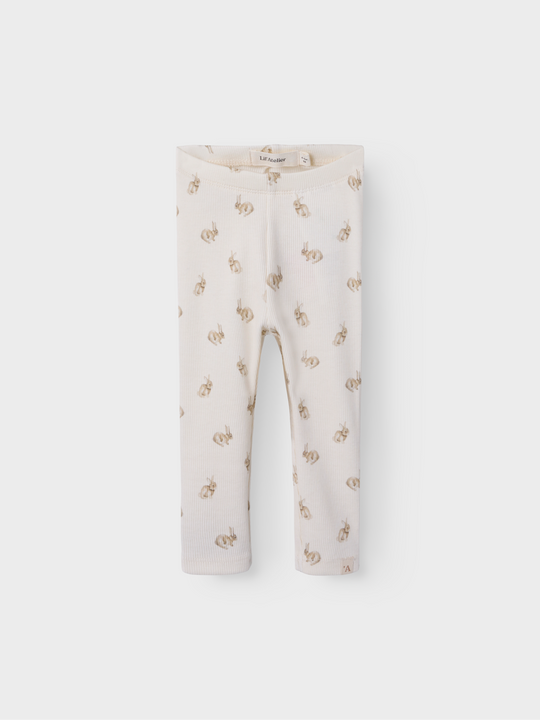 Lil' Atelier BABY LAVO EMO SLIM LEGGING - Turtledove Rabbit