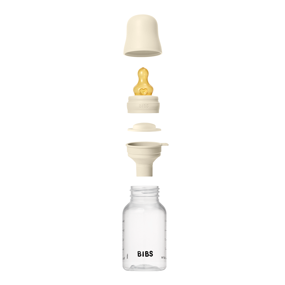 BIBS | Baby Bottle Complete Set 150ml - Ivory | Slow Flow - Torgunns Barneklær AS