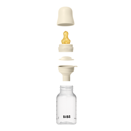 BIBS | Baby Bottle Complete Set 150ml - Ivory | Slow Flow - Torgunns Barneklær AS