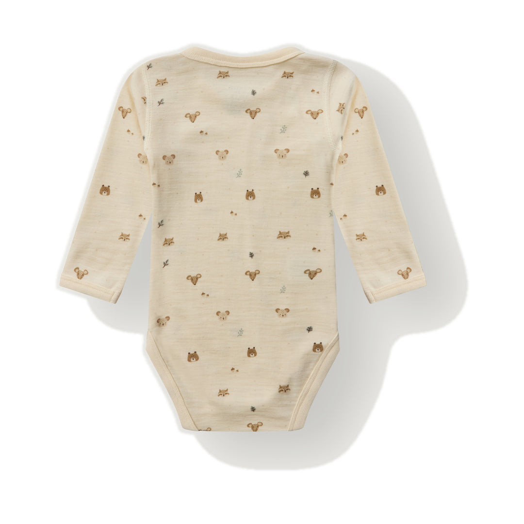 Hust &amp; Claire | Baloo Forest Ull/Bambus Body – Offwhite