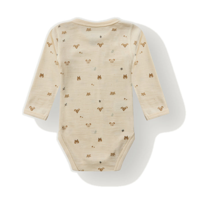 Hust &amp; Claire | Baloo Forest Ull/Bambus Body – Offwhite