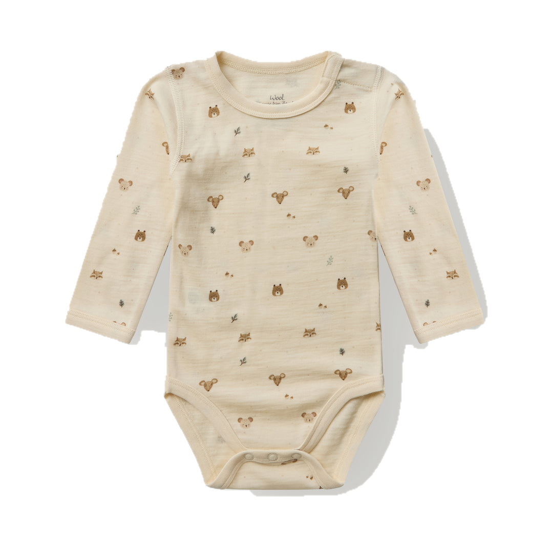 Hust &amp; Claire | Baloo Forest Ull/Bambus Body – Offwhite