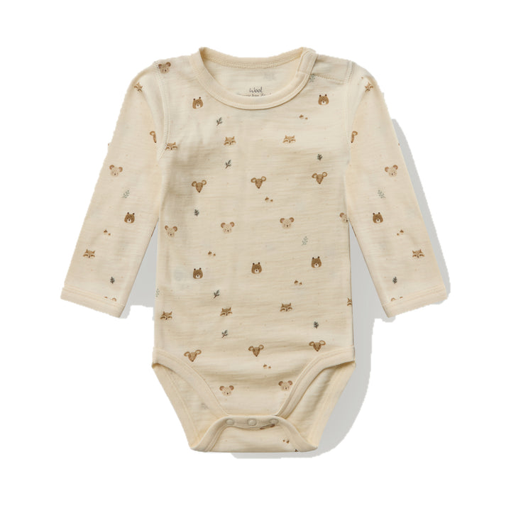 Hust &amp; Claire | Baloo Forest Ull/Bambus Body – Offwhite