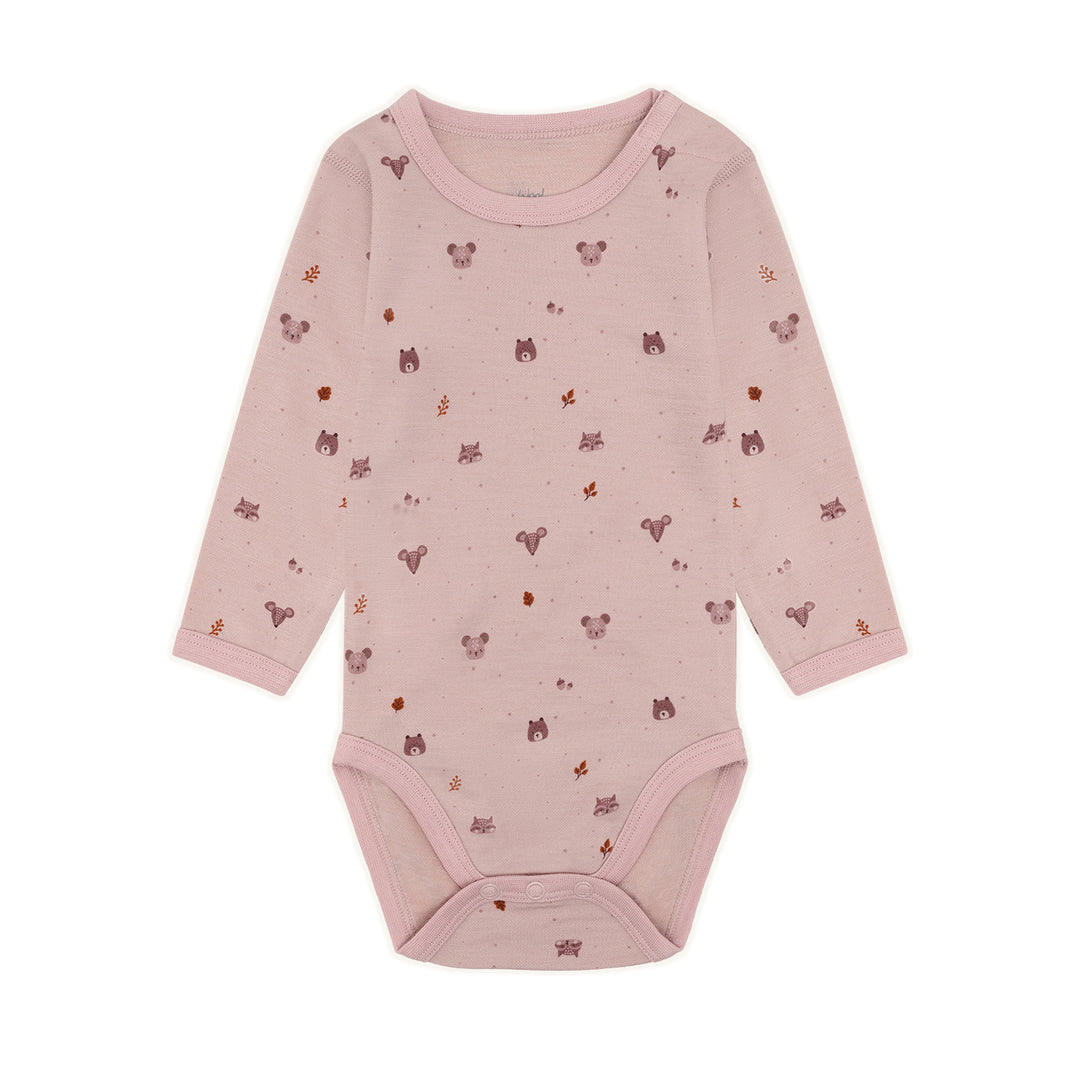 Hust &amp; Claire | Baloo Forest Ull/Bambus Body – Dusty Rose