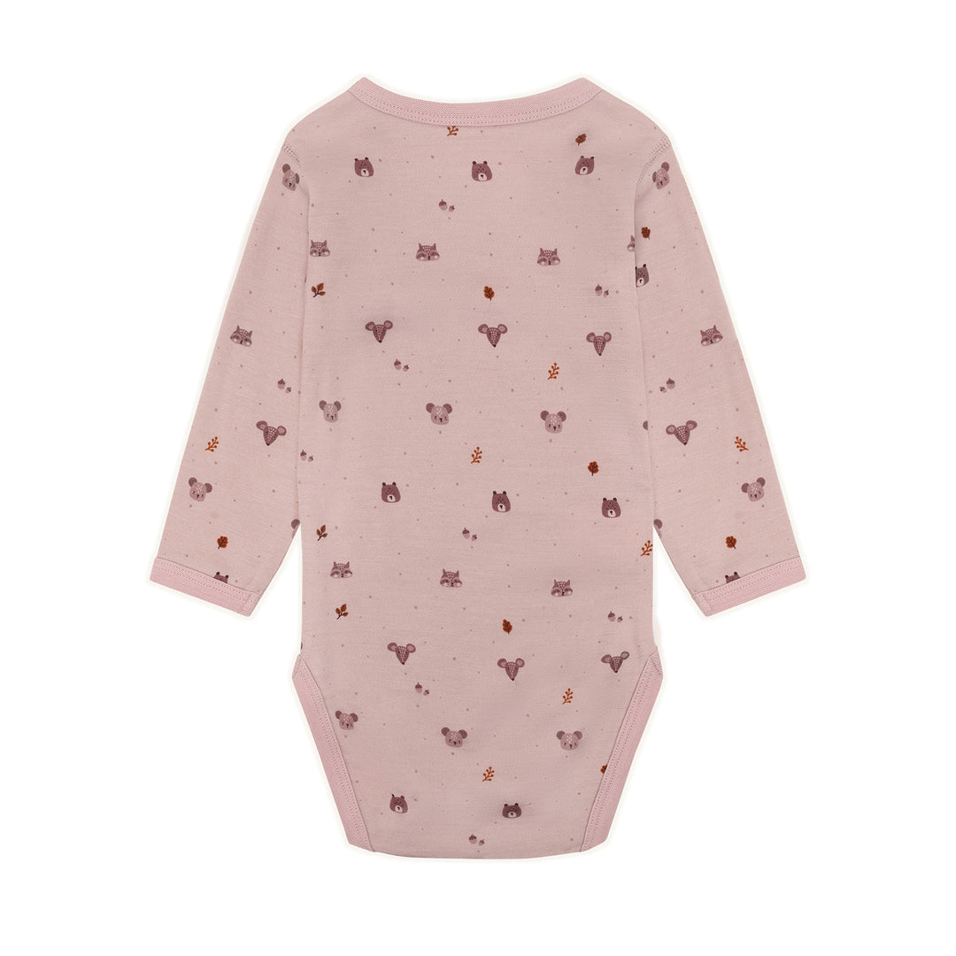 Hust &amp; Claire | Baloo Forest Ull/Bambus Body – Dusty Rose