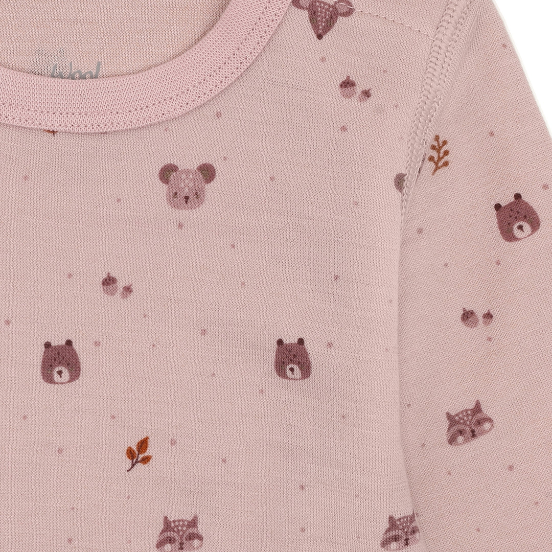 Hust &amp; Claire | Baloo Forest Ull/Bambus Body – Dusty Rose